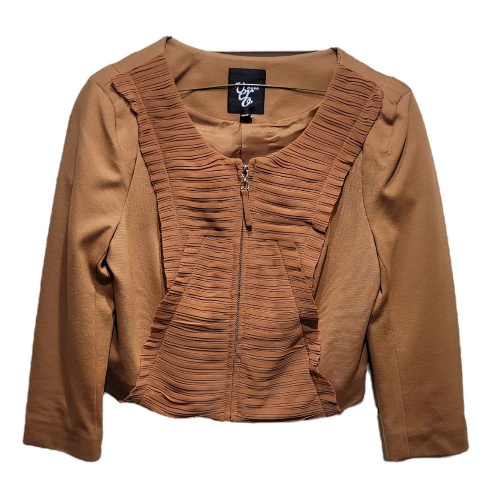 VERO MODA Camel Sophisticated Military Blazer Size XS